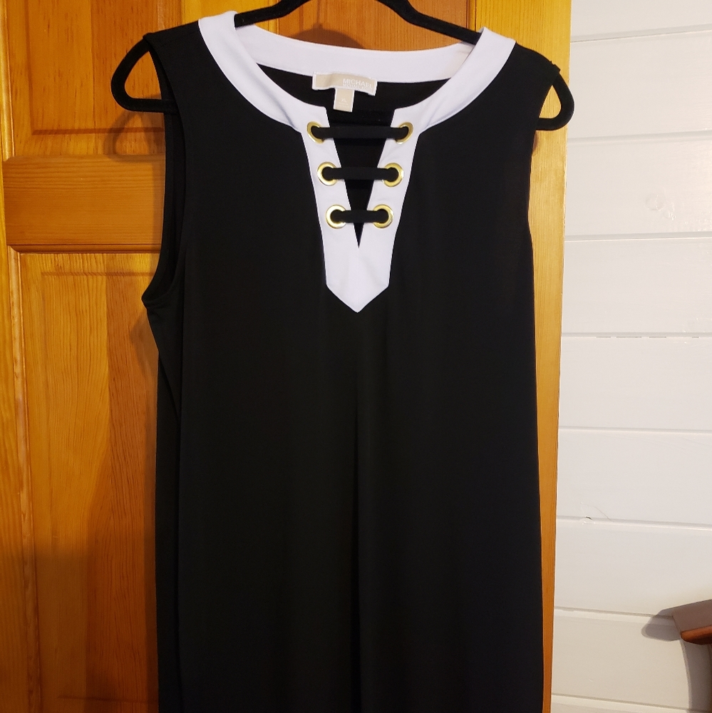 MICHAEL Michael Kors black and white dress. Size XL.